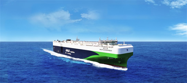 今年第六艘！9500車位遠洋汽車運輸船“安吉茂盛”輪加入安吉物流滾裝船隊