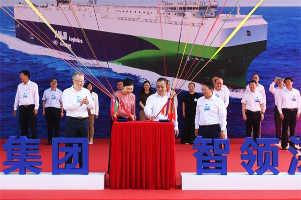 今年第六艘！9500車位遠洋汽車運輸船“安吉茂盛”輪加入安吉物流滾裝船隊
